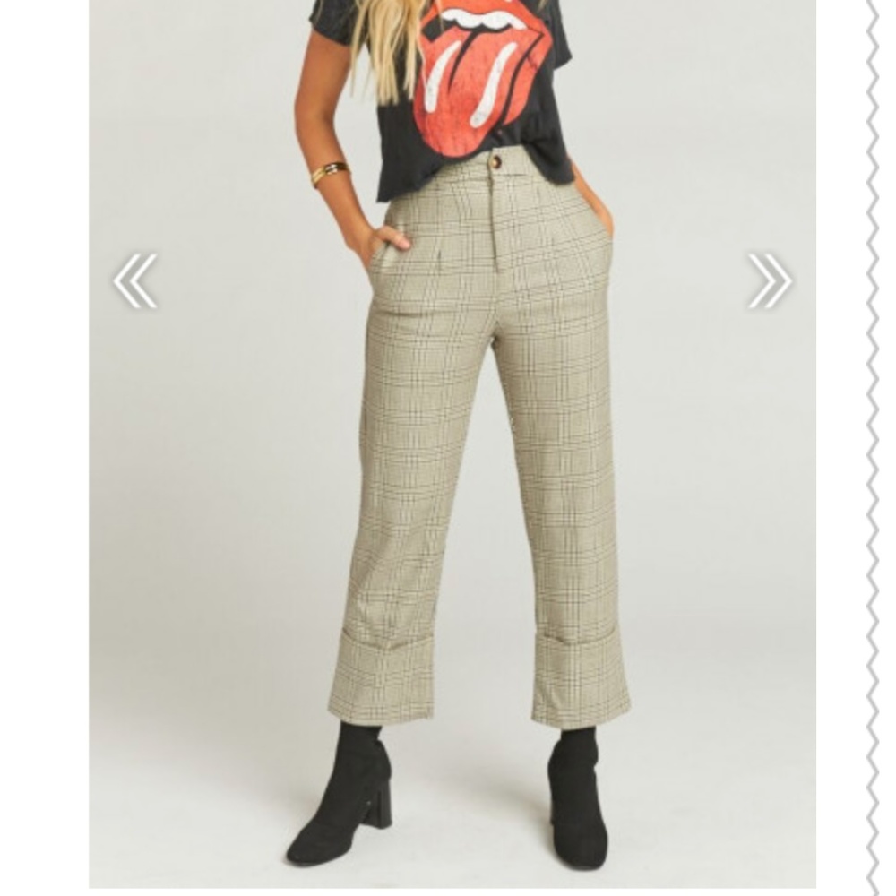 SHOW ME YOUR MUMU XL HUGO PANTS ~ CAMBRIDGE PLAID